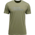 Black Diamond Мъжка тениска Black diamond Mini Stacked S/S Tee T-shirt - Tundra - размер XS (216-5242-0411)