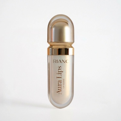 Riano holografický lesk na pery Aura Lips 02 Golden Hour 7 ml