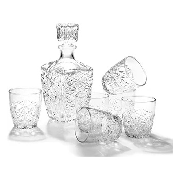 Image 1 of Bormioli rocco Dedalo-КОЛМПЛЕКТ ЗА УИСКИ 7 ЕЛЕМЕНТА (2.26040 (0110319)