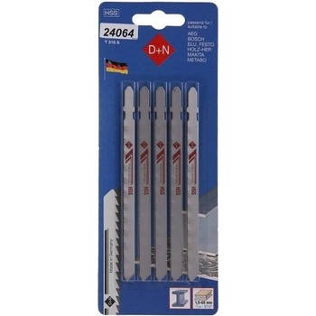 Levior Plátky do přímočaré pily HSS 100/1mm 5ks 31112