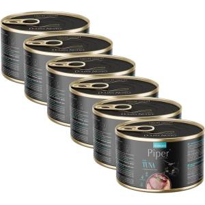 Dolina Noteci Консерва Piper Cat Sterilised с риба тон 6 x 185 г