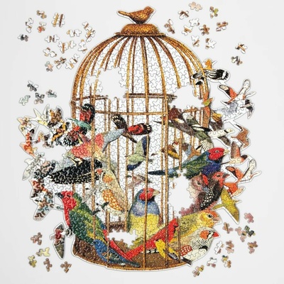 Galison Bouquet of Birds 750 dielov