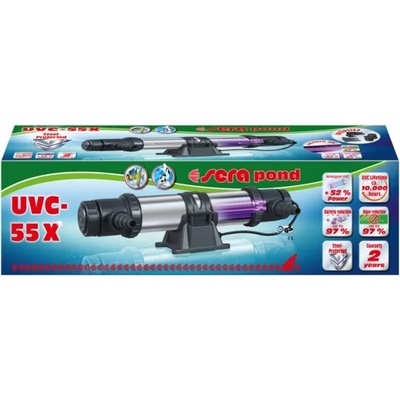Sera UV-C Система 55 W за пречистване на езера, морски и сладководни аквариуми до 10 000 литра