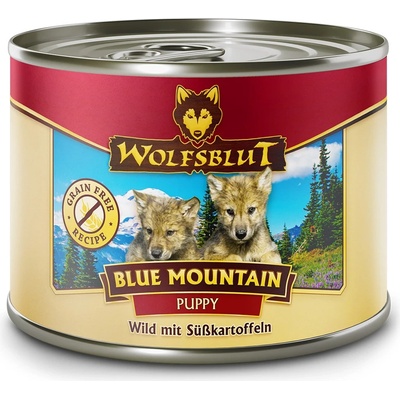 Wolfsblut Blue Mountain Puppy zverina s batátmi 200 g