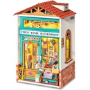Ostatné stavebnice Robotime miniatúra domčeka Kníhkupectvo Free Time