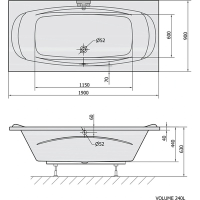 Polysan Garda 190 x 90 cm 14111 – Zboží Mobilmania