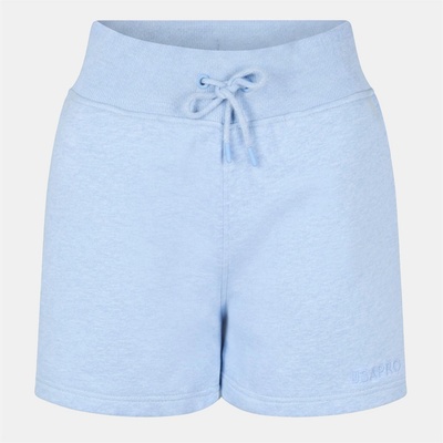 USA Pro Дамски поларени къси панталони USA Pro Fleece Shorts Womens - Blue Marl