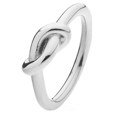 Franco Bene Stříbrný prsten s velkým uzlem 1046