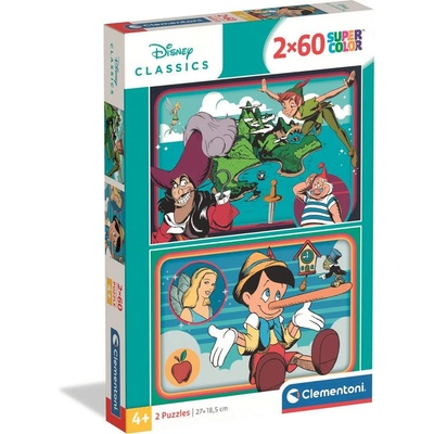 Clementoni - Puzzle 2x60 Classic disney - 40 - 99 piese