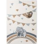 Villeroy & Boch Кремав детски килим 120x170 cm Walk like an Elephant Rainbow Party - Villeroy&Boch (106305-120x170)
