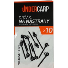 Undercarp Držiak Nástrahy Bait Screw s Oválnym Krúžkom 18 mm