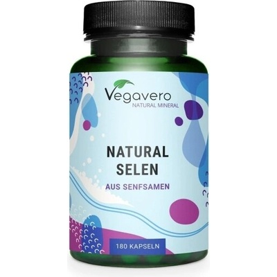 Vegavero Селен (натурален, от семена на горчица) 100 g 180 капсули | Vegavero (VV-VITA-163)