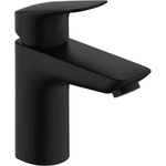 Hansgrohe Logis - Смесител за мивка с изпразнител Push-Open, EcoSmart, черен мат 71107670 (71107670)