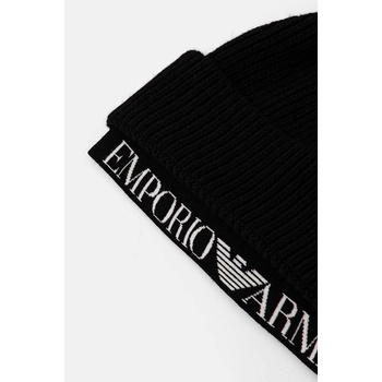 Emporio Armani Шапка Emporio Armani в черно от плътен трикотаж 637350 4F519 (637350.4F519)