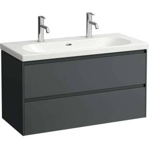 Laufen Lani - Шкаф за мивка, 98x45x52 cm, 2 чекмеджета, сив H4035621122661 (H4035621122661)