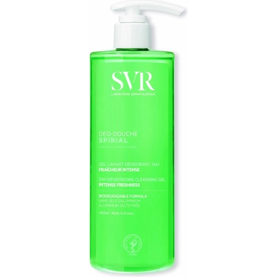 SVR Spirial Gel Moussant Deo Duche deodorační mycí gel 400 ml