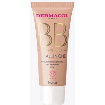 Dermacol BB hyaluronový krém All in One SPF 30 Hyaluronic Cream Bronze 30 ml