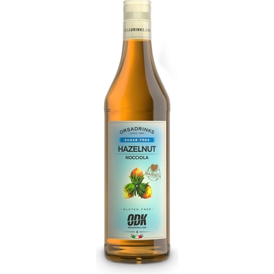 ODK Sirup Lískový oříšek bez cukru 0,75 l