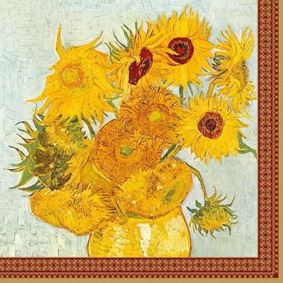 Easy Life Papírový ubrousek Slunečnice 33x33cm 20ks