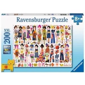 Ravensburger Kids Puzzles 200 Friends and Flowers