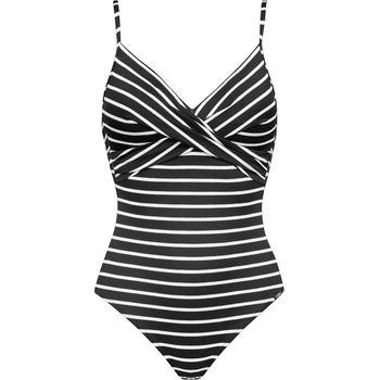 Lidea Дамски бански костюм Lidea Women's Line Up Swimsuit - Black / White - размер 36 (150-6298-0117)