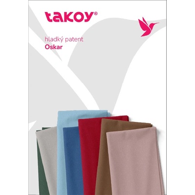 Takoy Vzorkovník - Jednofarebný hladký patent