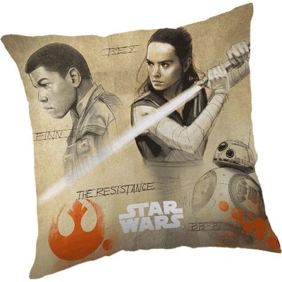 Jerry Fabrics Star Wars 8 Finn a Rey 40 x 40 cm