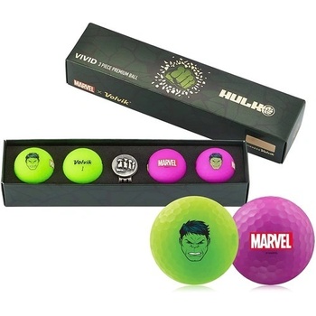 Volvik Marvel 4 Ball Pack Hulk