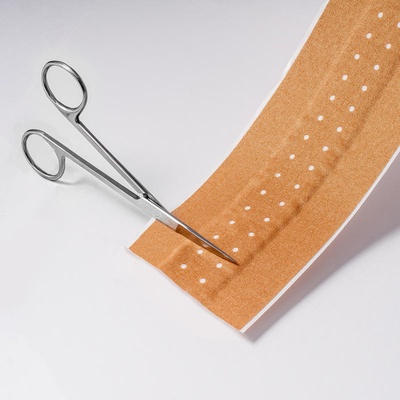 Zarys Fabriplast náplast nedělená s polštářkem textil 8 cm x 1 m