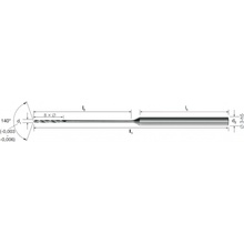 MIKRON TOOL Vrták tvrdokovový crazydrill flex 30xd steel, 102446 0,35 vhm/exedur