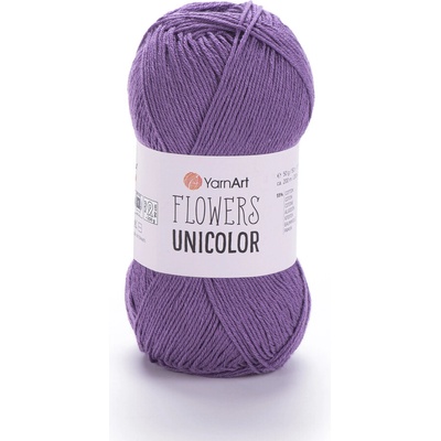 Yarn Art Flowers Unicolor 748 fialová