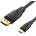Vention USB-C - Displayport, 1, 5 м, (черен), кабел