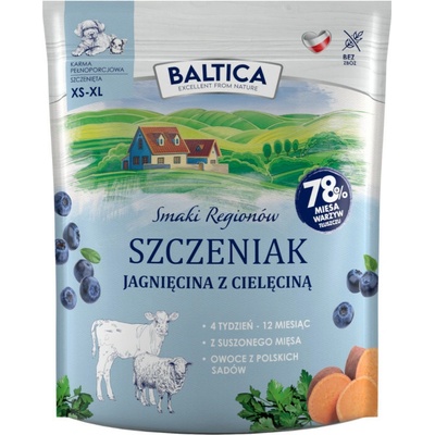 Baltica Smaki regionów Junior Lamb with veal 1 kg