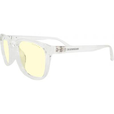 GUNNAR Компютърни очила GUNNAR Oakland Crystal, Amber, Бял