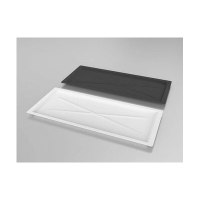 Metpol bílá odkapávací miska 55 × 24 cm pro skříňový odkapávač 60 cm