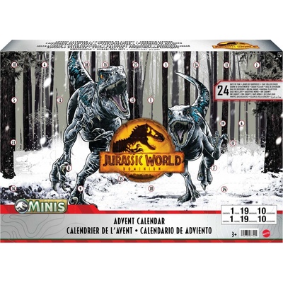 MATTEL Jurský svět: Nadvláda Adventný kalendár