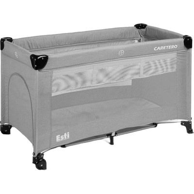 Caretero Сгъваема кошара с падаща страна Caretero - Esti, сива (TERO-3302)