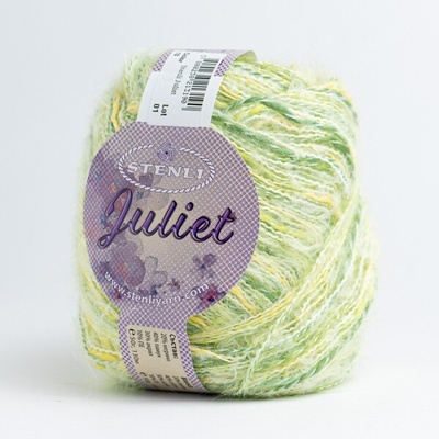 Stenli Příze Juliet - 13 zeleno-žlutá