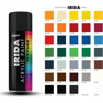 HB BODY Irida - Ohnivě červená barvy ve spreji, 400ML