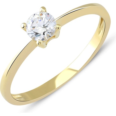 Lillian Vassago zlatý prsten se zirkony LLV22 GR021