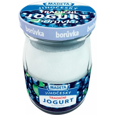 Madeta Jihočeský jogurt tradiční borůvka 200 g