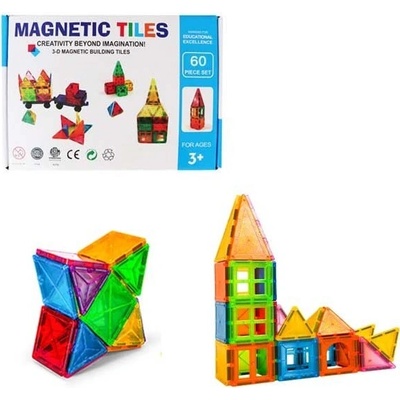 Magna-Tiles Magnetická stavebnica sada 60ks