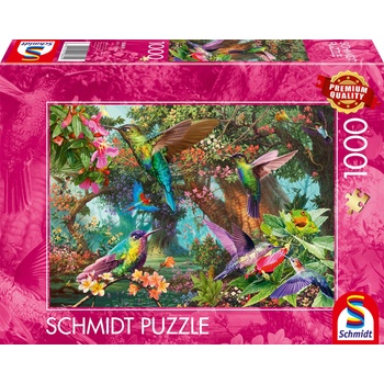 Schmidt Spiele Пъзел Schmidt от 1000 части - Колибри (58869)