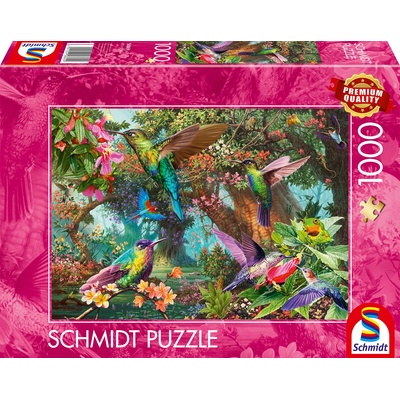 Schmidt Spiele Пъзел Schmidt от 1000 части - Колибри (58869)