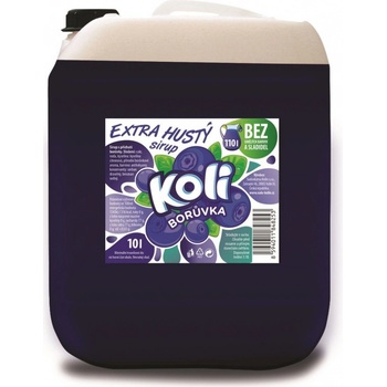 Koli sirup EXTRA hustý čučoriedka 10000 ml
