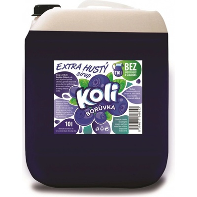 Koli sirup EXTRA hustý čučoriedka 10000 ml