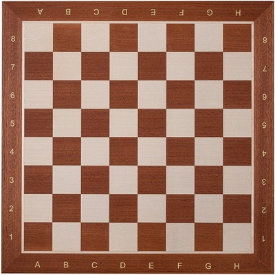 Šachová deska - Mahagon/Javor - II. Jakost číslo 6 – Zbozi.Blesk.cz