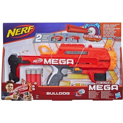 HASBRO NERF Mega Bulldog set blaster 6 šipek AccuStrike e2657
