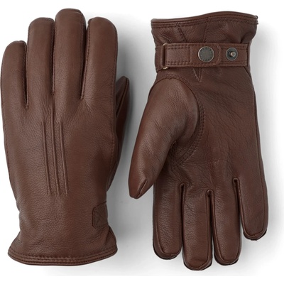 Hestra Мъжки ръкавици Hestra Deerskin Lambskin Gloves - Chocolate - размер 7 (EU) (202-4987-0311)