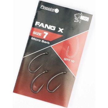 Kevin Nash Pinpoint Fang X Micro Barbed vel.6 10 ks